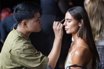 Back stage at Josh Birch Jones, London Fashion Week 2023 with L'Oreal and Neville Hair and Beauty