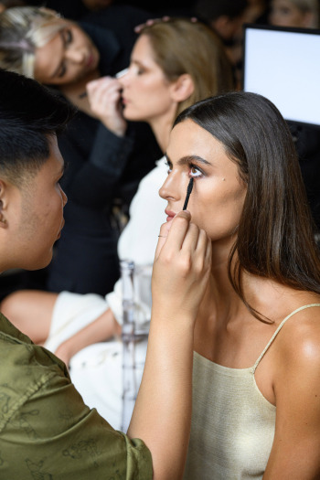 Back stage at Josh Birch Jones, London Fashion Week 2023 with L'Oreal and Neville Hair and Beauty