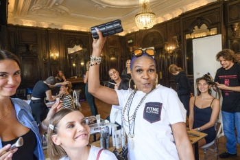 Back stage at Josh Birch Jones, London Fashion Week 2023 with L'Oreal and Neville Hair and Beauty