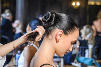 Back stage at Josh Birch Jones, London Fashion Week 2023 with L'Oreal and Neville Hair and Beauty