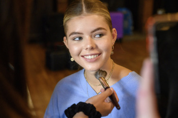 Back stage at Josh Birch Jones, London Fashion Week 2023 with L'Oreal and Neville Hair and Beauty