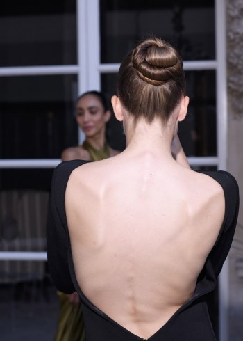 Back stage at Josh Birch Jones, London Fashion Week 2023 with L'Oreal and Neville Hair and Beauty